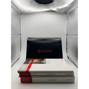 2019 Toyota Tacoma TRD Pro Owner's Manual set complete